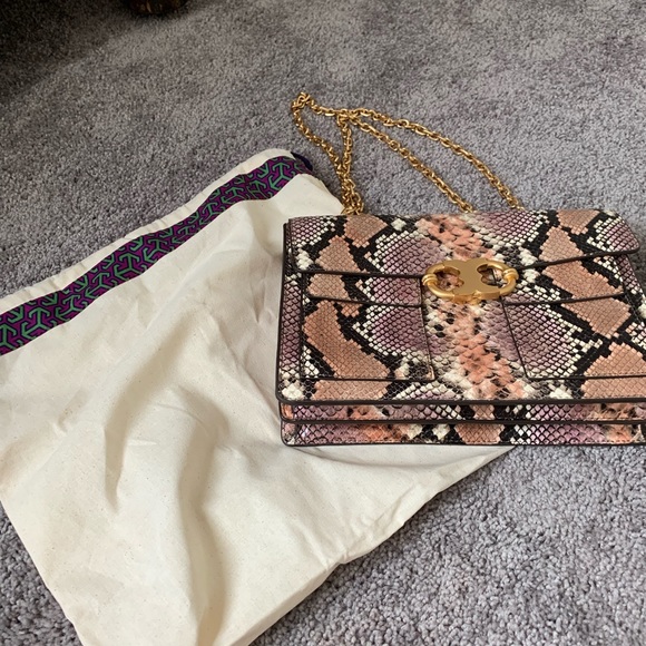 Tory Burch snakeskin handbag - Picture 2 of 6